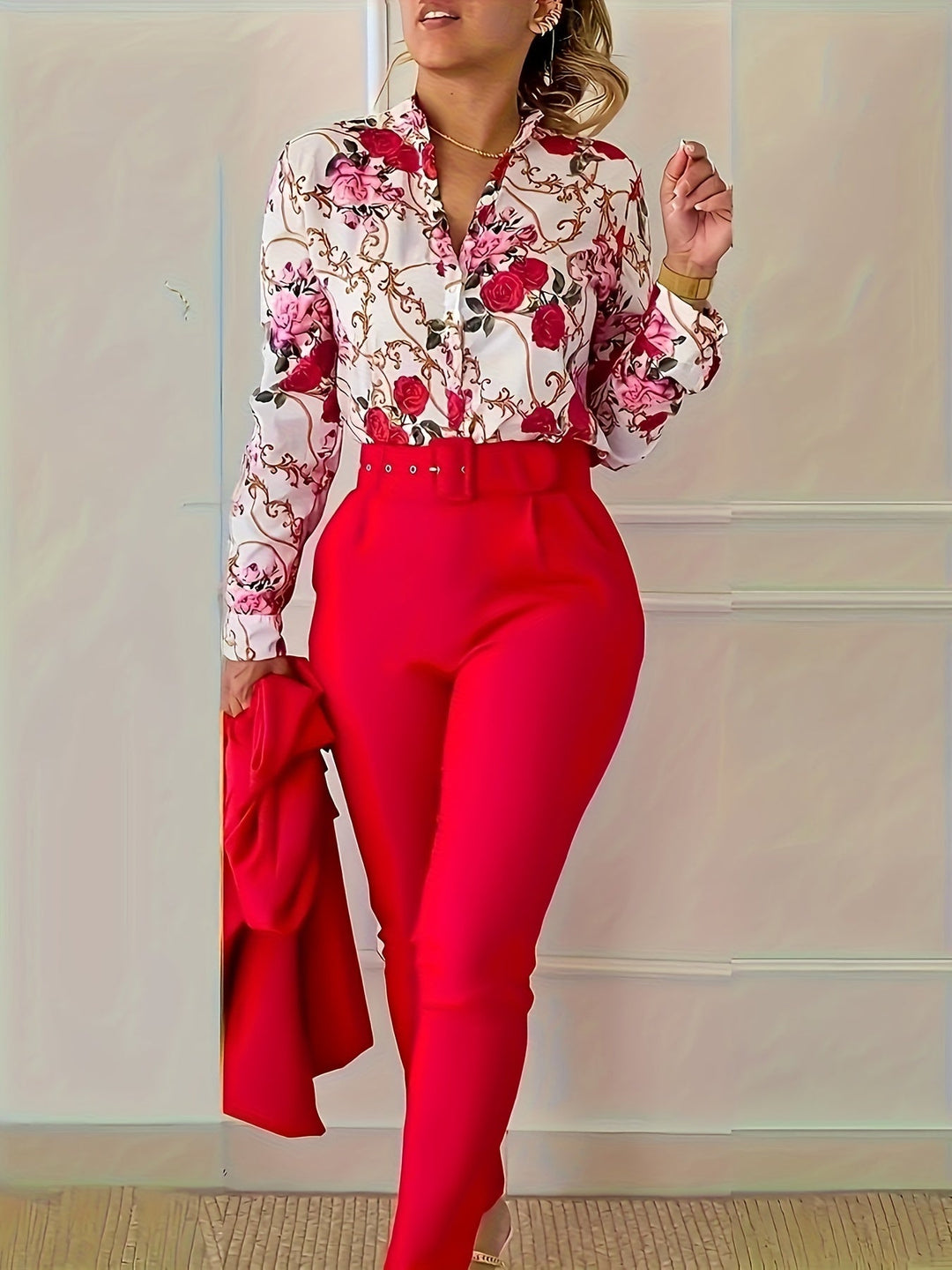Susanna | Elegant Blomster To-Delt Sæt