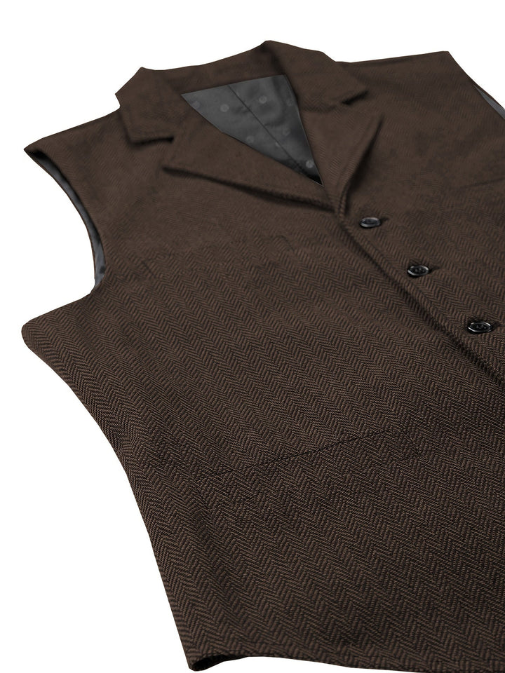 Byron | Raffineret Herringbone Vest