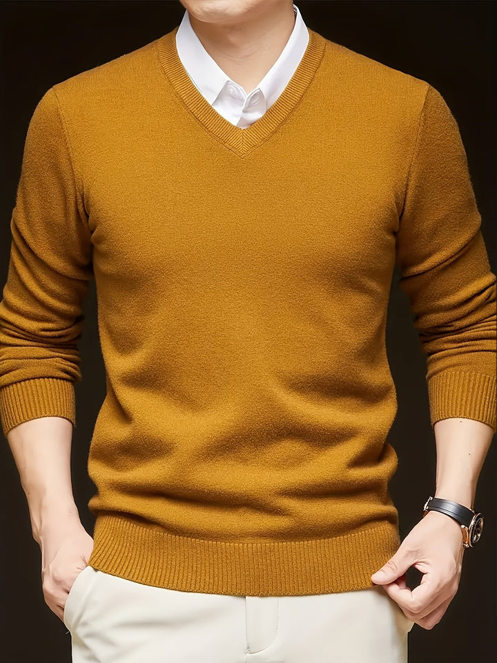 Hugh | Raffineret V-Hals Sweater
