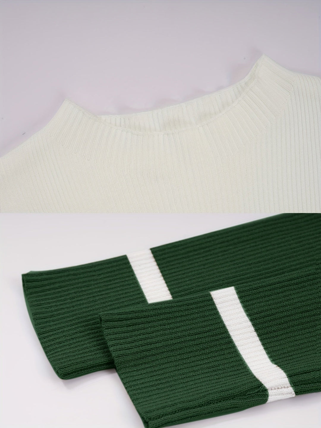 Farrah | Raffineret Stribet Sweaterkjole