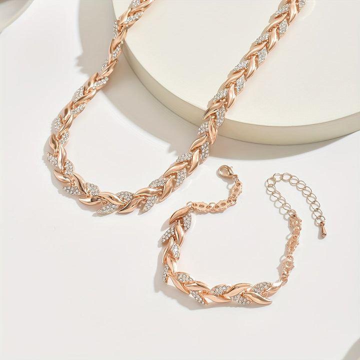 Marlene | Elegant Halskæde- og Armbåndsæt