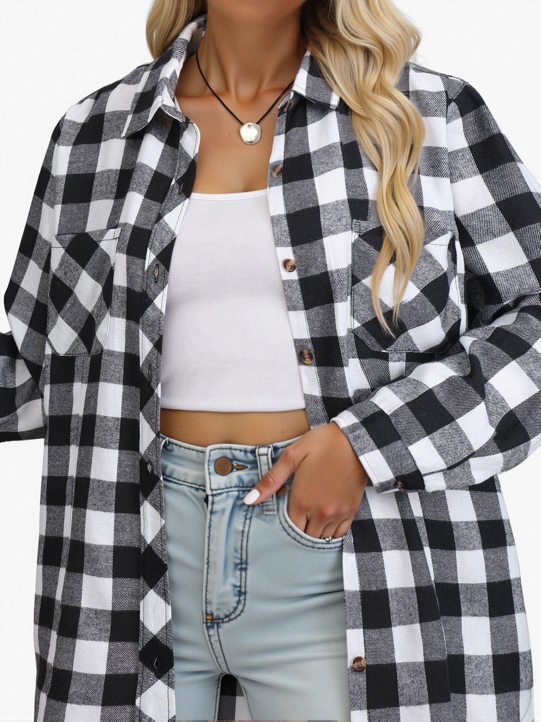 Everly | Afslappet Buffalo Check Skjorte