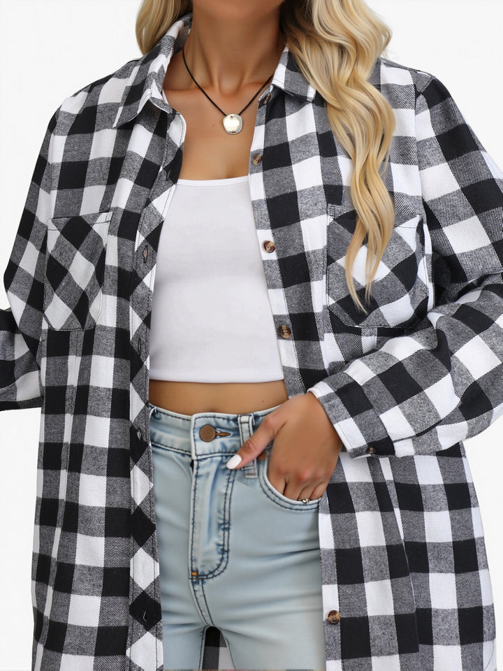 Everly | Afslappet Buffalo Check Skjorte