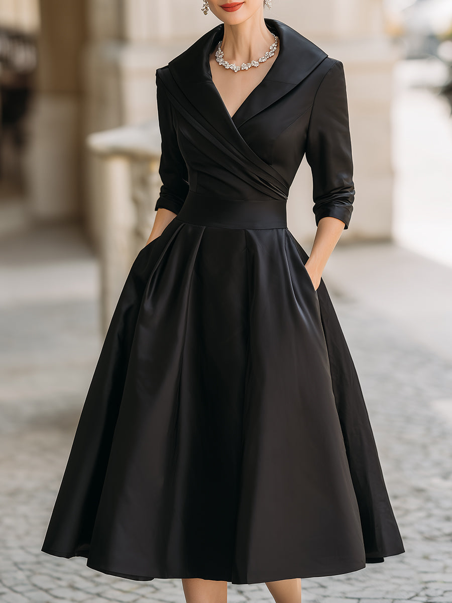 Coraline | Elegant V-hals Aftenkjole