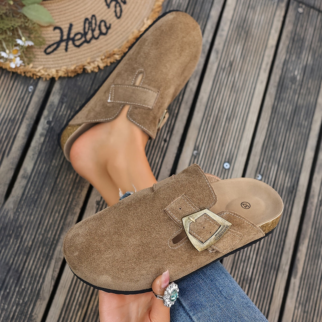 Winona | Slip-On Mules med Spænde Detalje