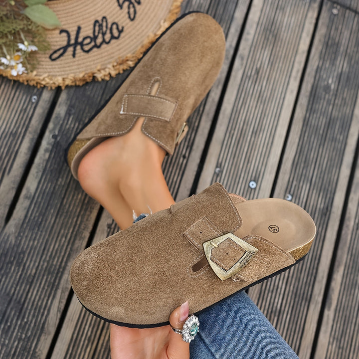 Winona | Slip-On Mules med Spænde Detalje