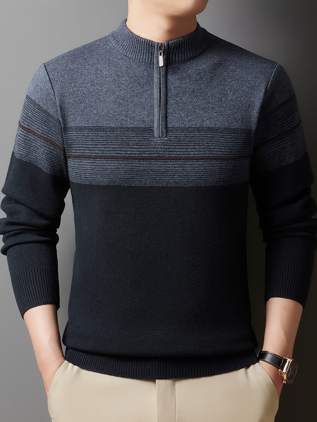 Oscar | Zip-Neck Sweater