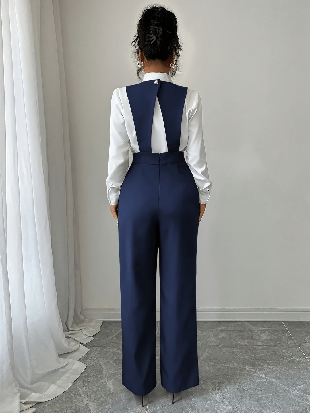 Coralie | Skræddersyet Jumpsuit med Bred Ben