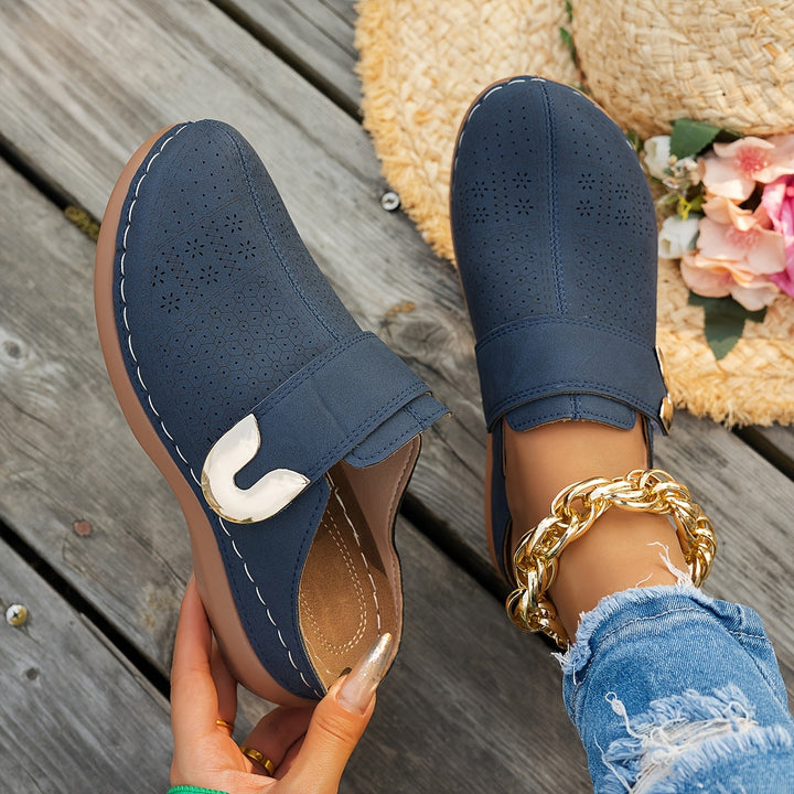 Bernadette | Polstrede Wedge Træsko