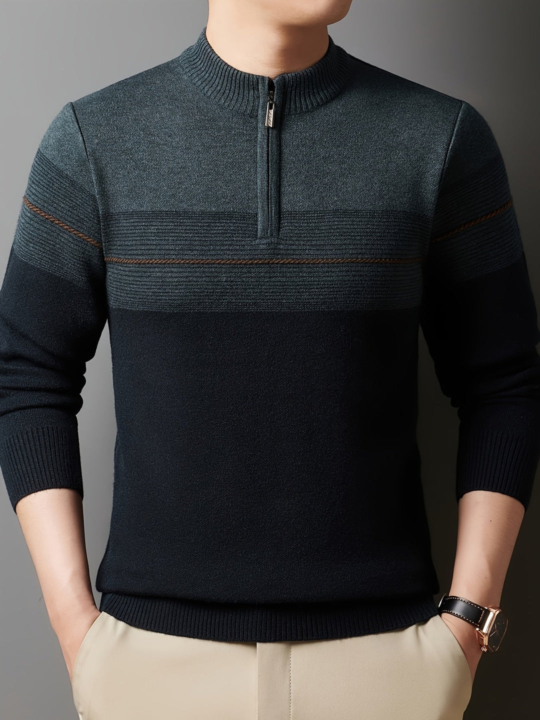 Oscar | Zip-Neck Sweater