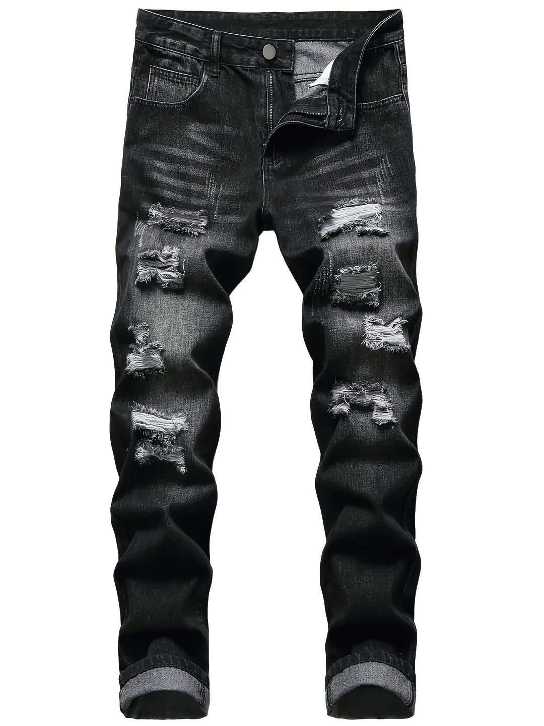 Caleb | Robust Straight-Leg Jeans