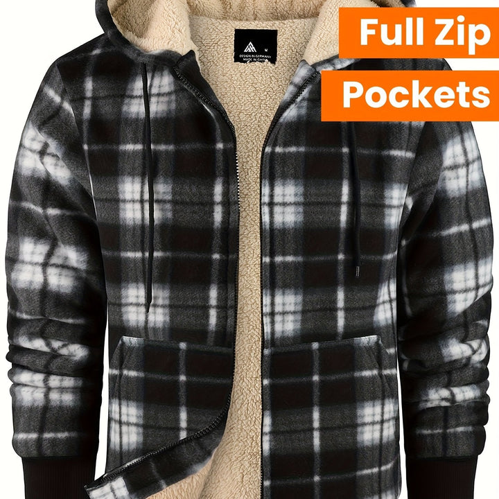 Declan | Cozy Hooded Zip-Up Jacket