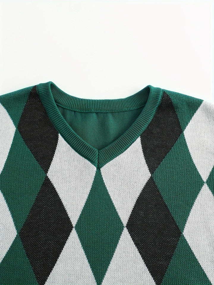 Chandler | Klassisk Argyle Sweater Vest