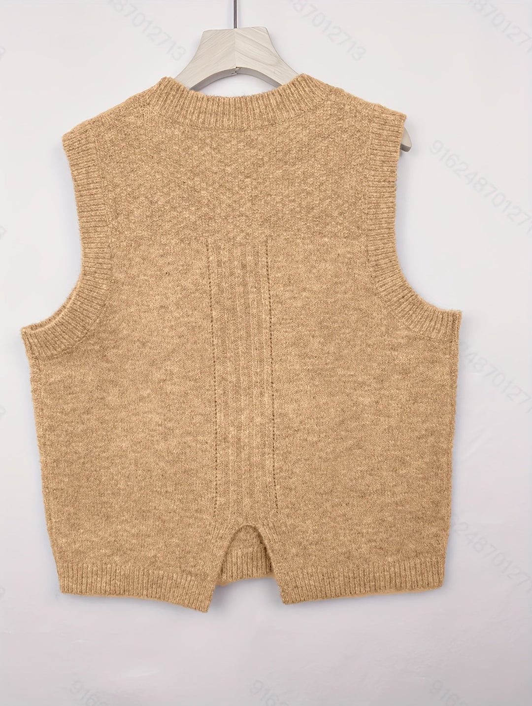 Brooke | Kabelstrikket Sweater Vest