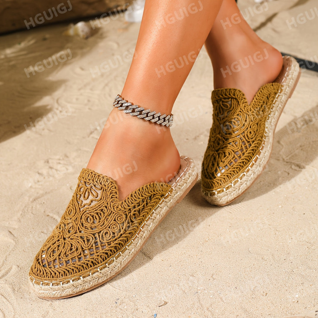 Bonnie | Vævede Slip-On Mules