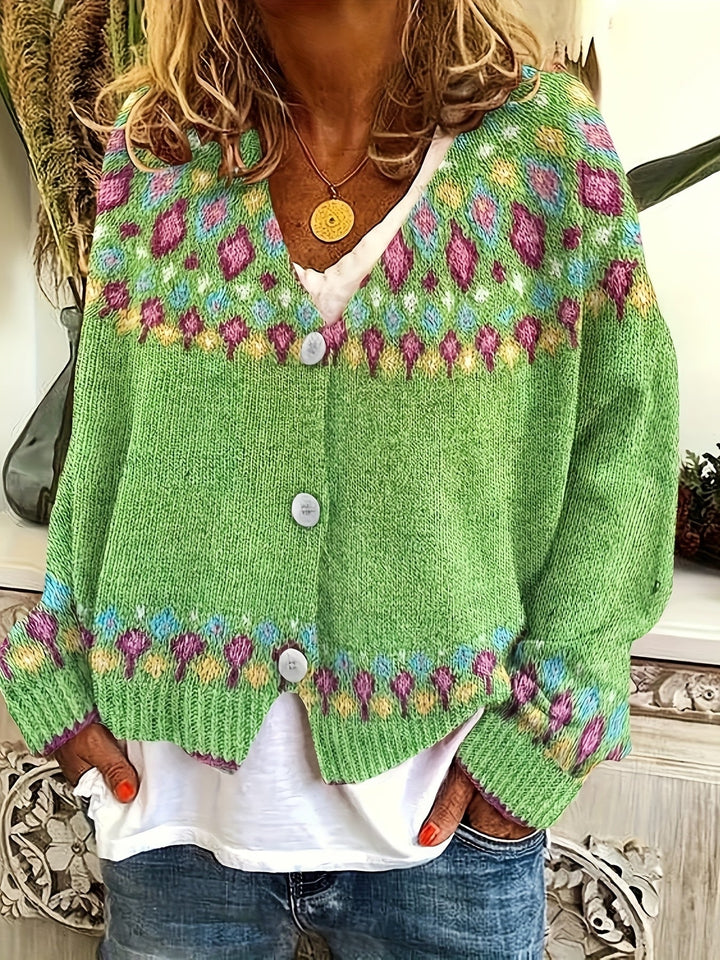 Esme | Nordisk Mønstret Cardigan