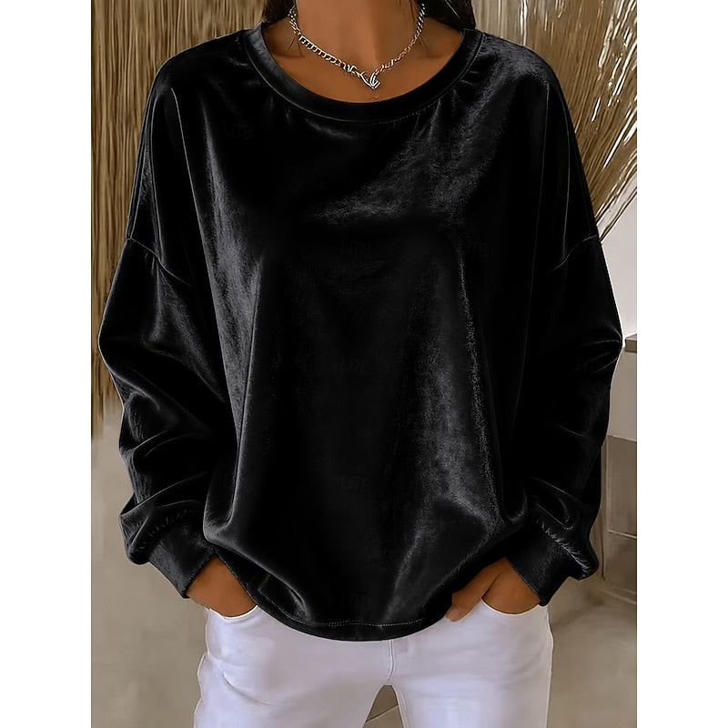Rosanna | Afslappet Crew-Neck Top