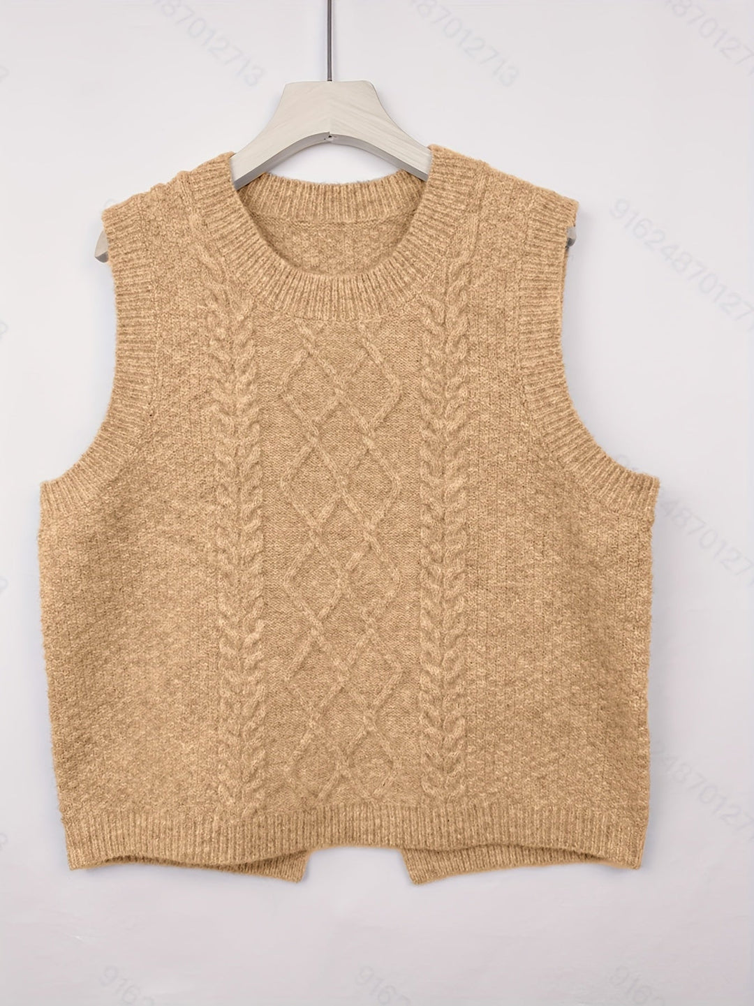 Brooke | Kabelstrikket Sweater Vest