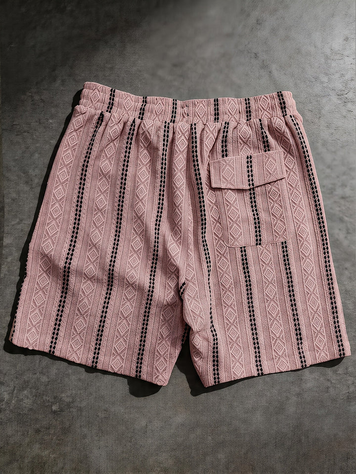 Nolan | Teksturerede Drawstring Shorts