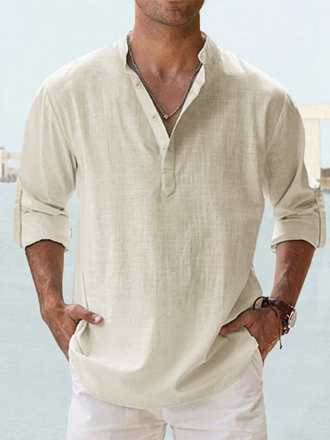 Austin | Åndbar Button-Up Skjorte