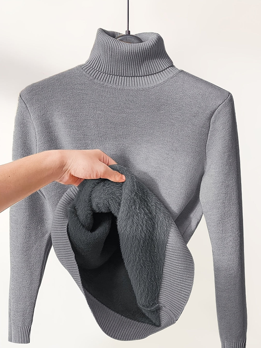 Selena | Cozy Lined High-Neck Sweater