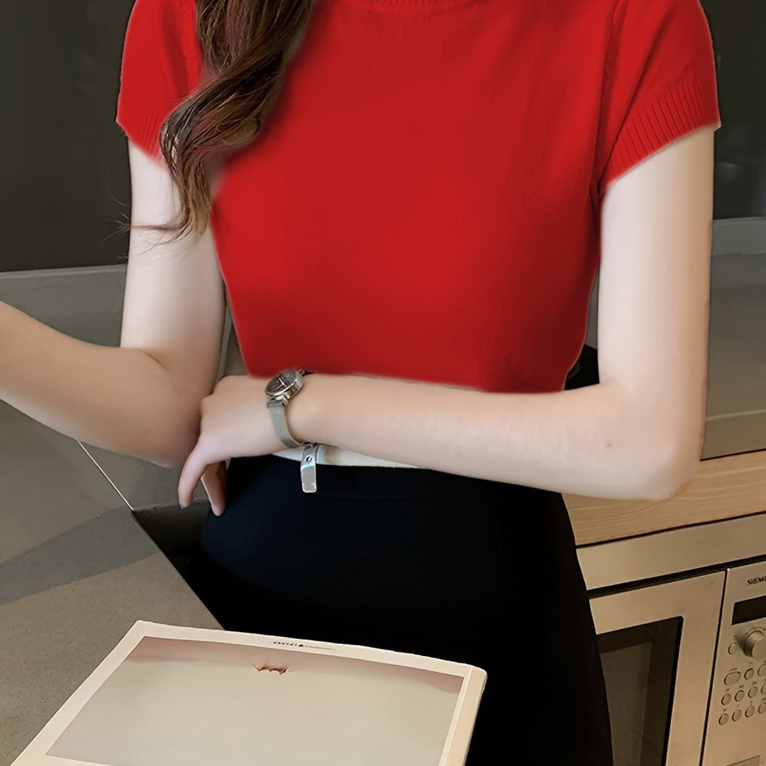 Della | Forfinet Mock-Neck Top