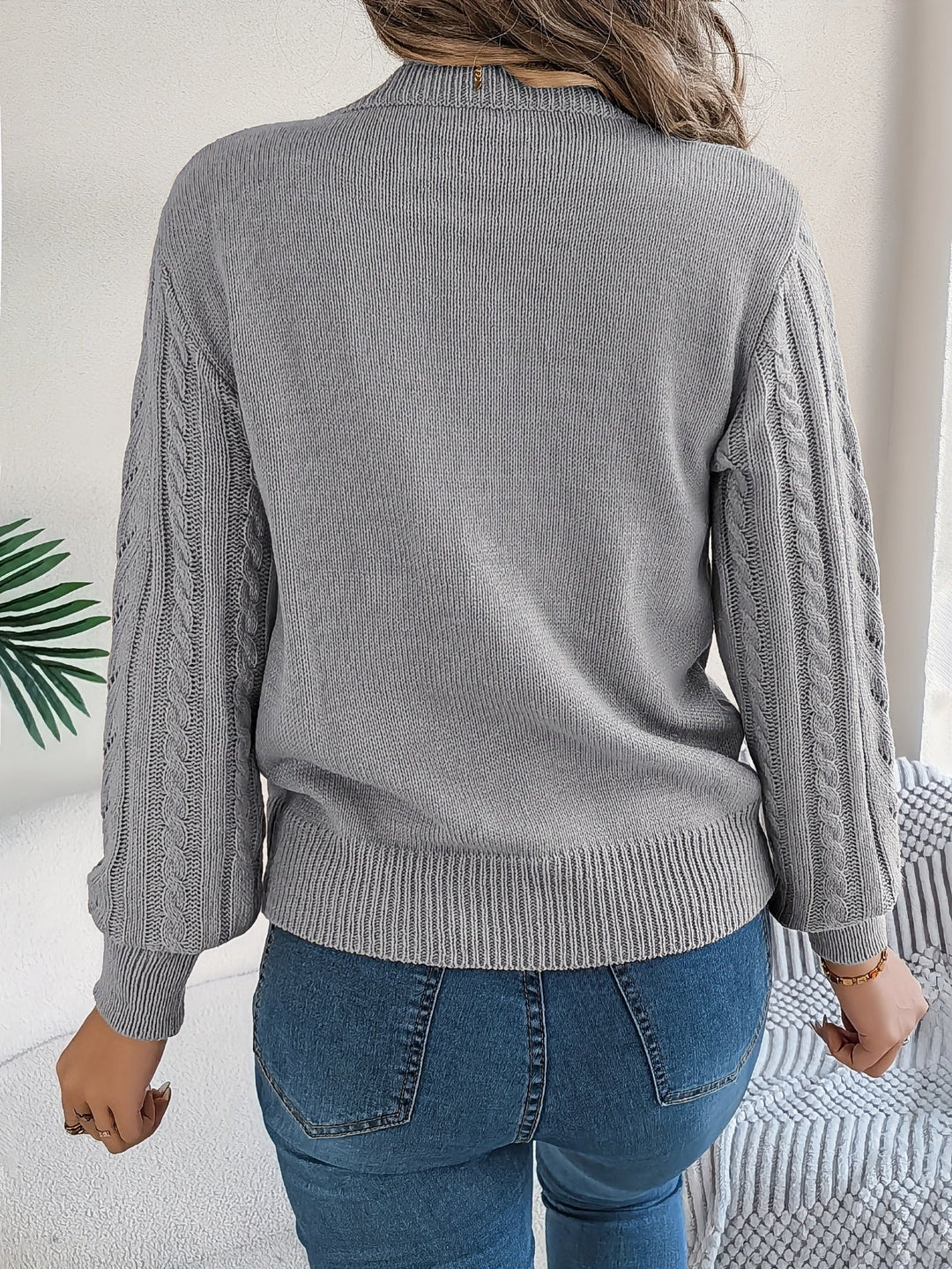 Blythe | Kabelstrikket Tekstur Sweater