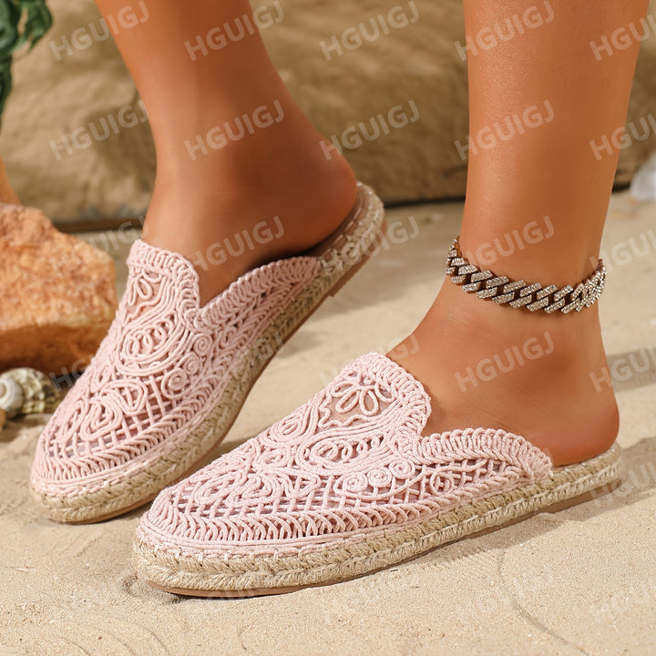 Bonnie | Vævede Slip-On Mules