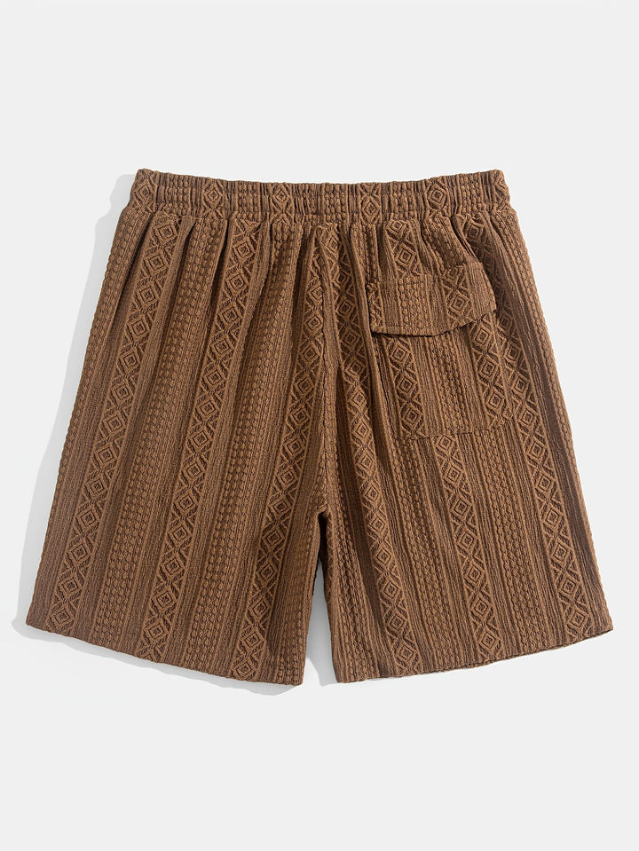 Nolan | Teksturerede Drawstring Shorts