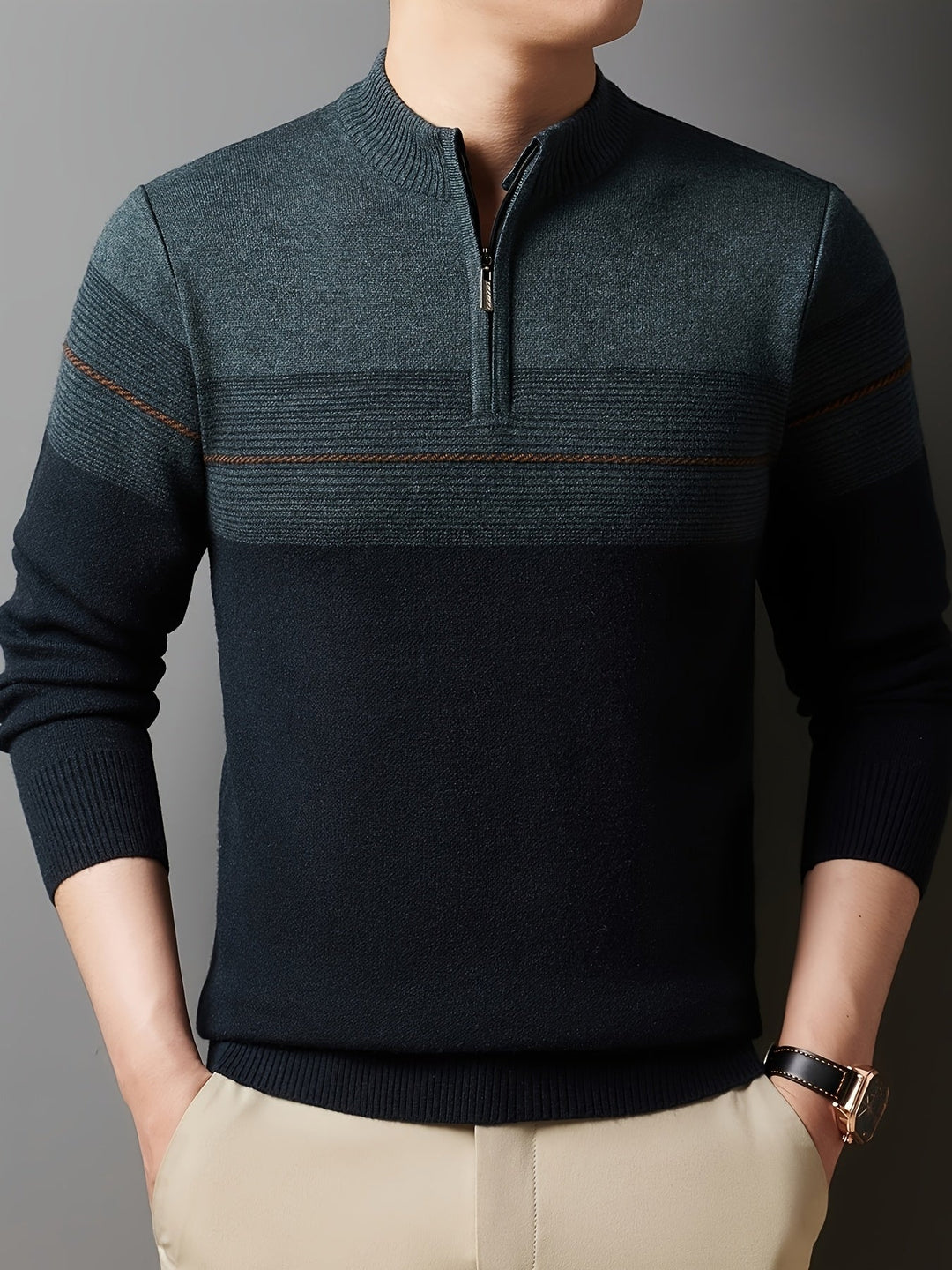 Oscar | Zip-Neck Sweater