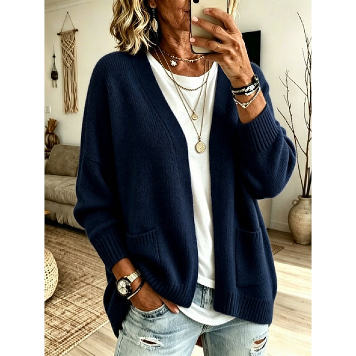 Iris | Afslappet Åben-Front Cardigan
