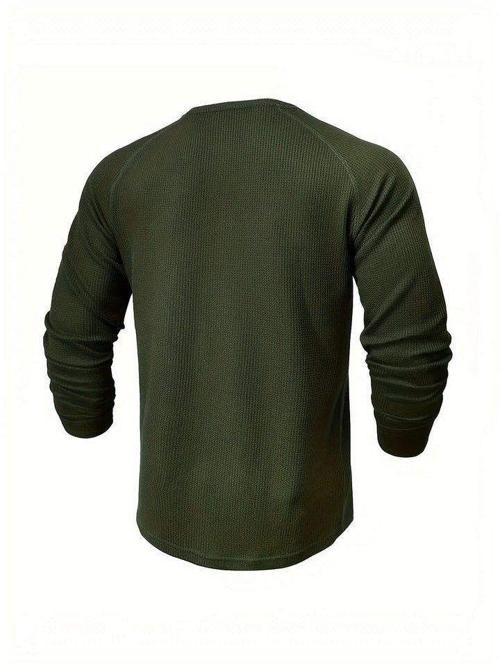 Graham | Klassisk Button Henley Skjorte