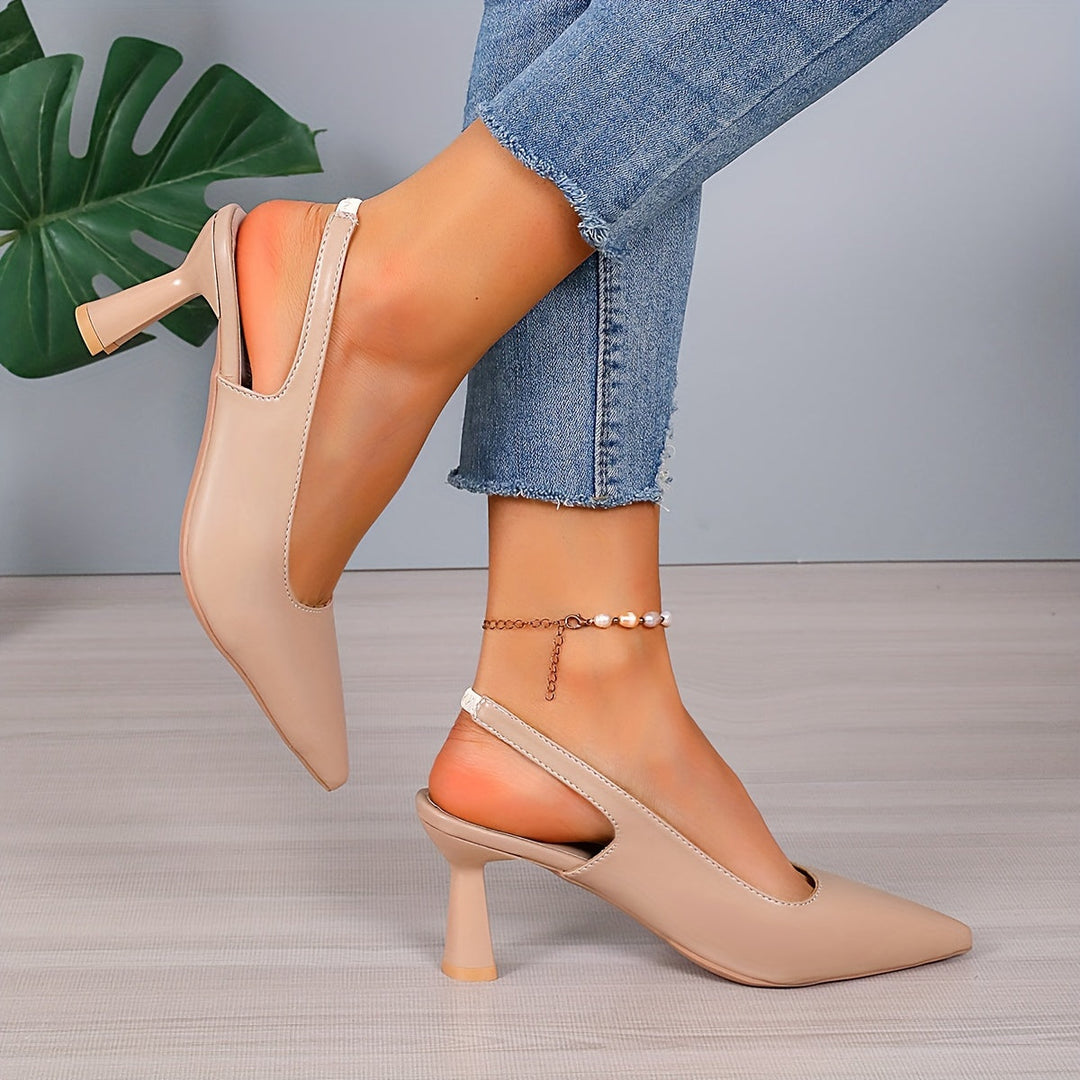 Sophia | Elegant Slingback Spidse Hæle