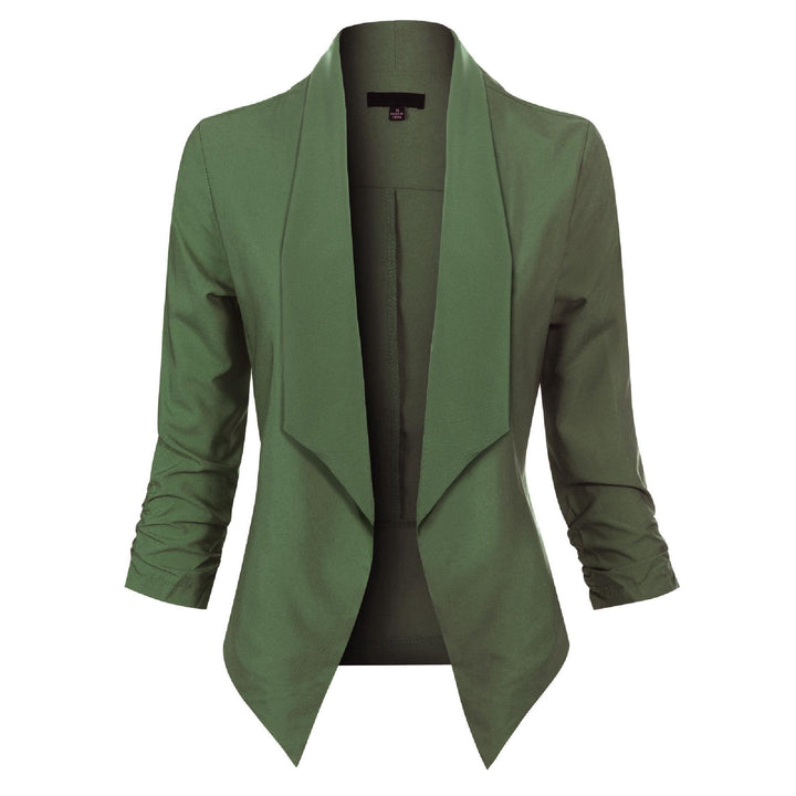 Penelope | Åben-Front Draperet Blazer