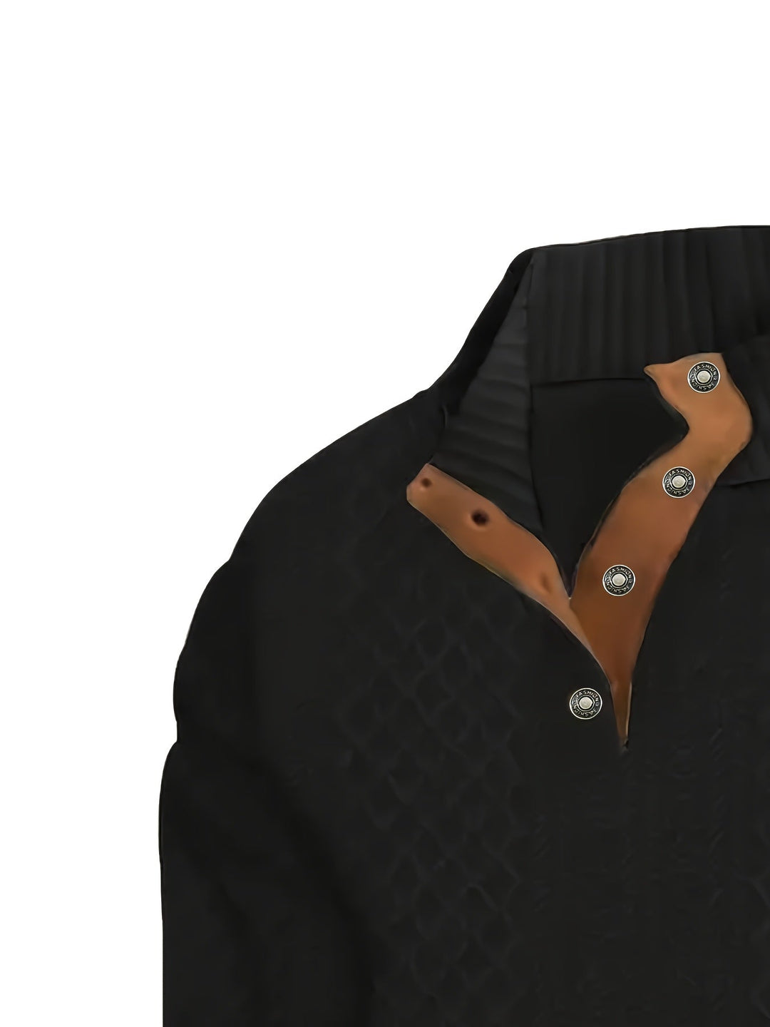 Ronan | Ståkrave Knap Henley Sweater