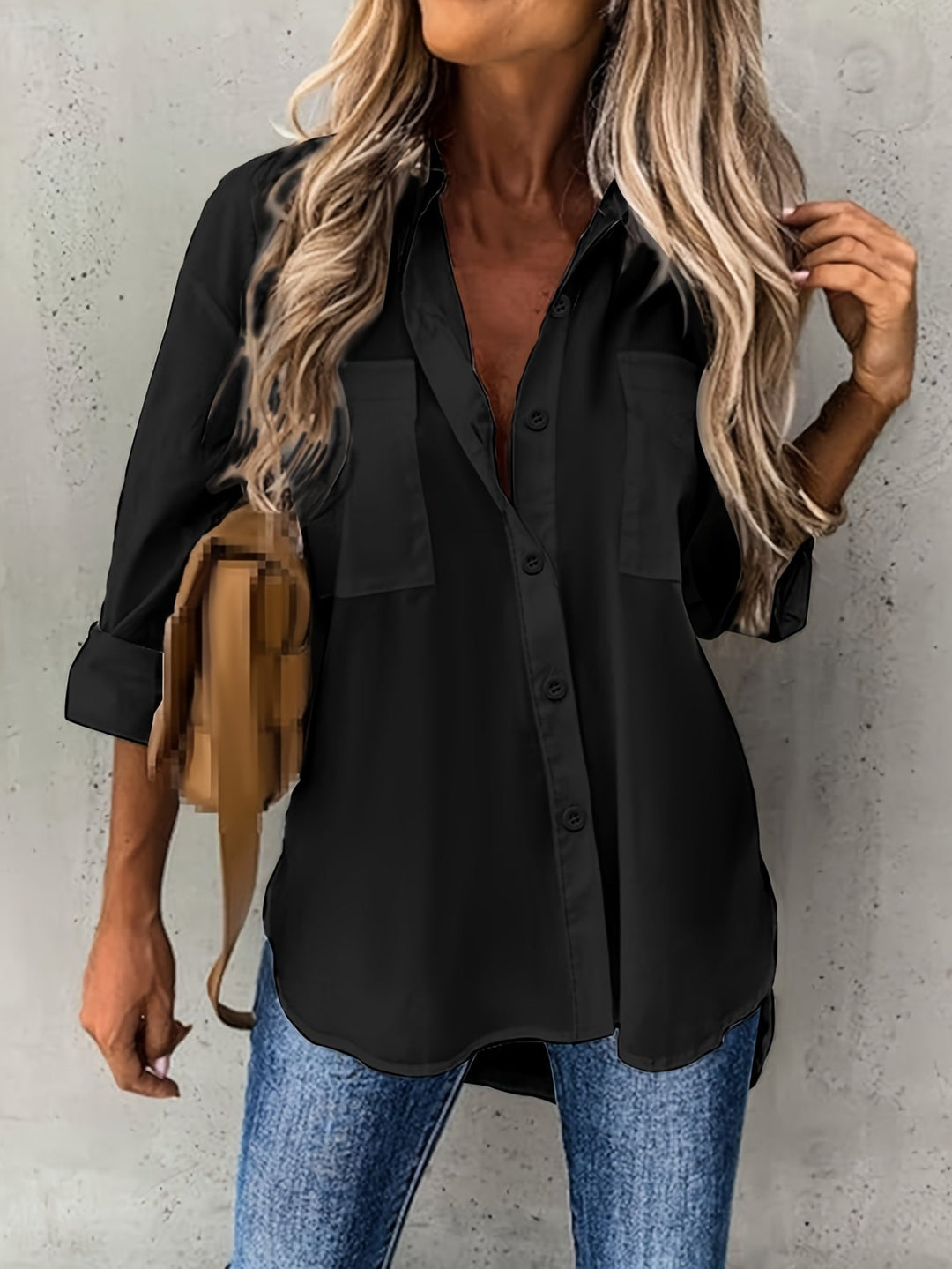 Naomi | Afslappet Button-Up Skjorte