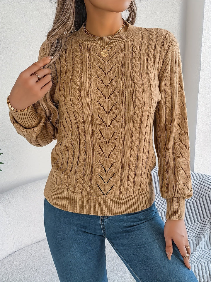 Blythe | Kabelstrikket Tekstur Sweater
