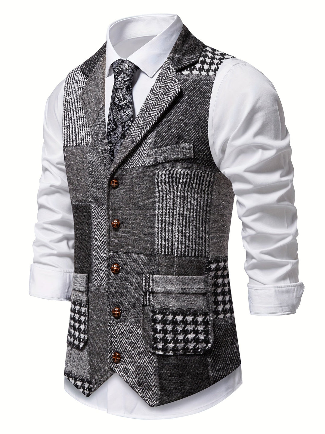 Tobias | Patchwork Skræddersyet Vest