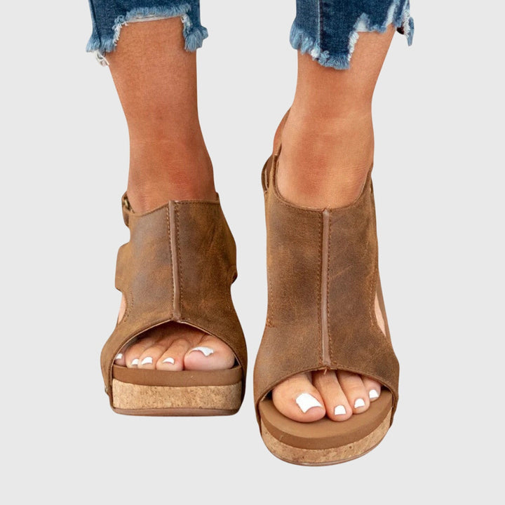 Willa | Casual Open Toe Ortodontiske Sandaler