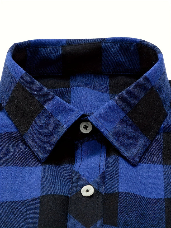 Miles | Klassisk Tjekket Flannel Skjorte