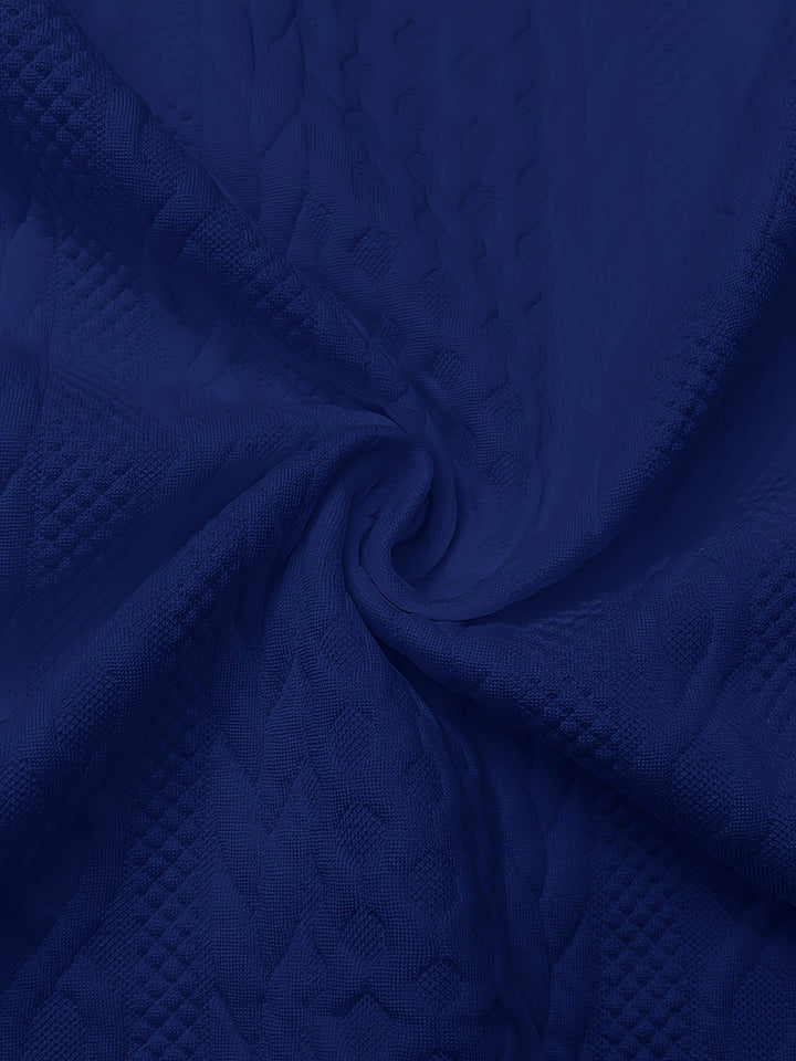 Georgia | Tekstureret Halv-Zip Sweatshirt