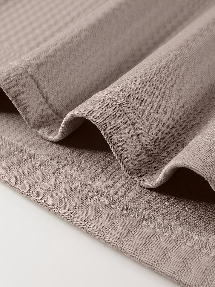 Fletcher | Tekstureret Langærmet Polo Shirt