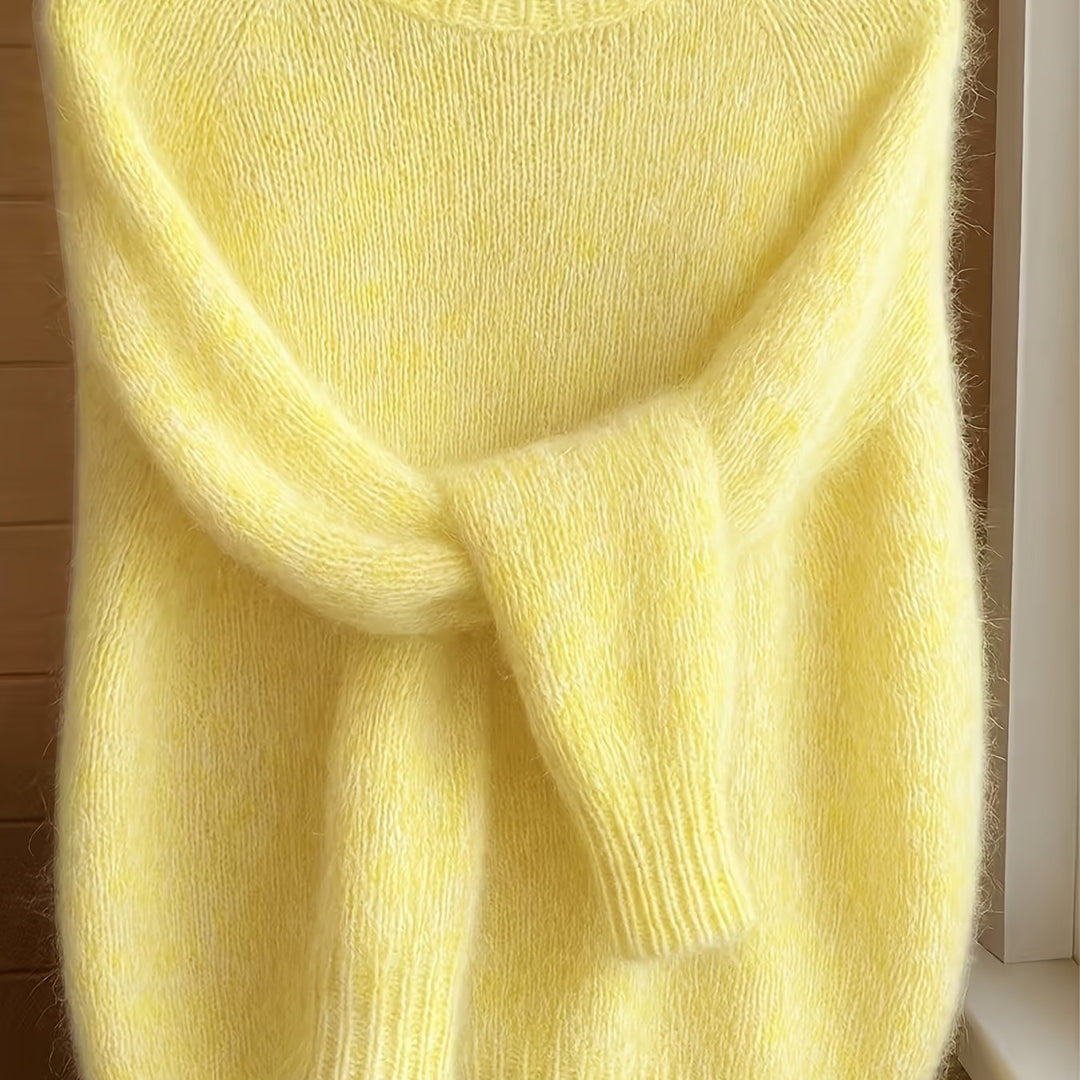 Sabine | Blød Rund-Hals Sweater