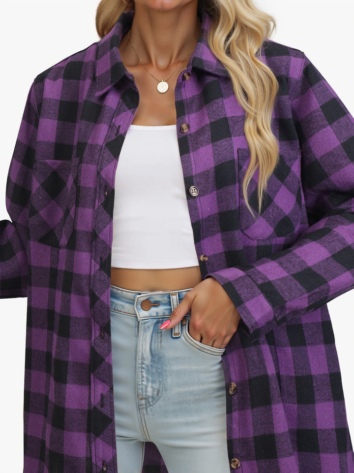 Everly | Afslappet Buffalo Check Skjorte