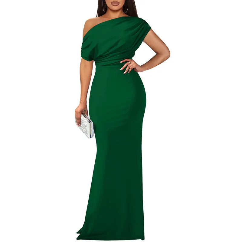 Rose | Elegant Off-Shoulder Aftenkjole