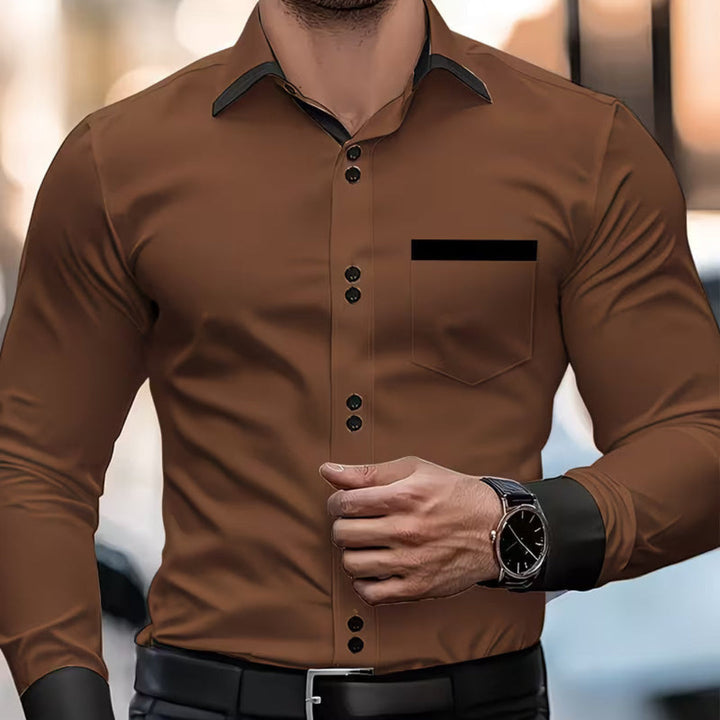 Maximo | Klassisk Button Collared Fit Skjorte