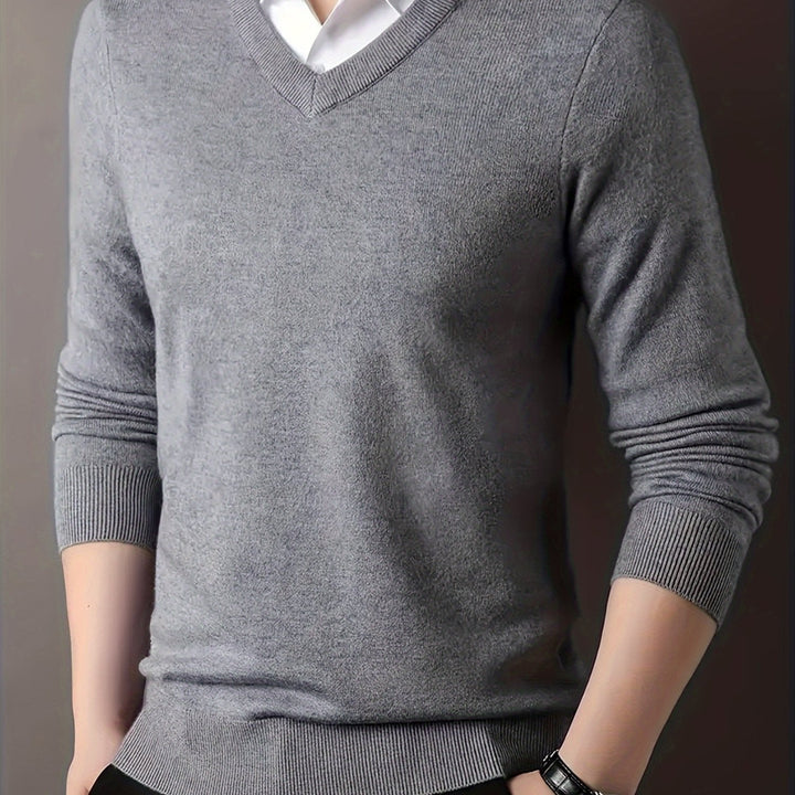 Ellis | Raffineret V-Hals Sweater