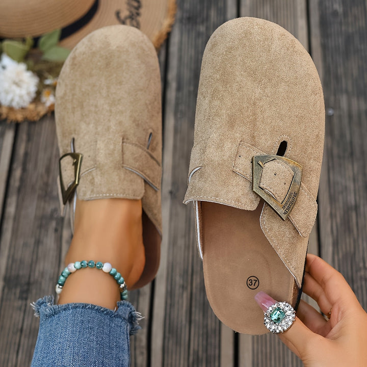 Winona | Slip-On Mules med Spænde Detalje