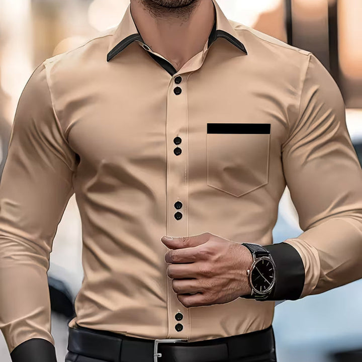 Maximo | Klassisk Button Collared Fit Skjorte