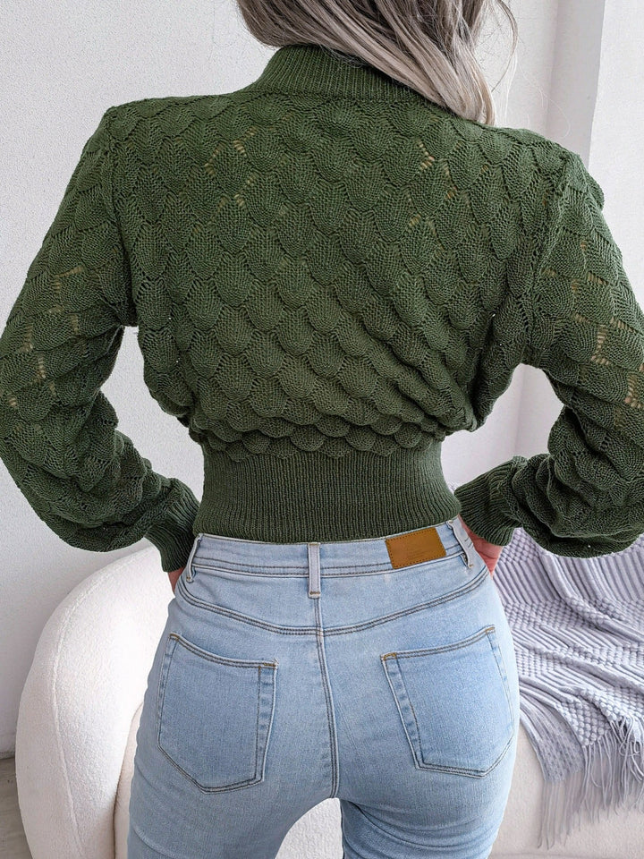 Melanie | Tekstureret Cropped Sweater